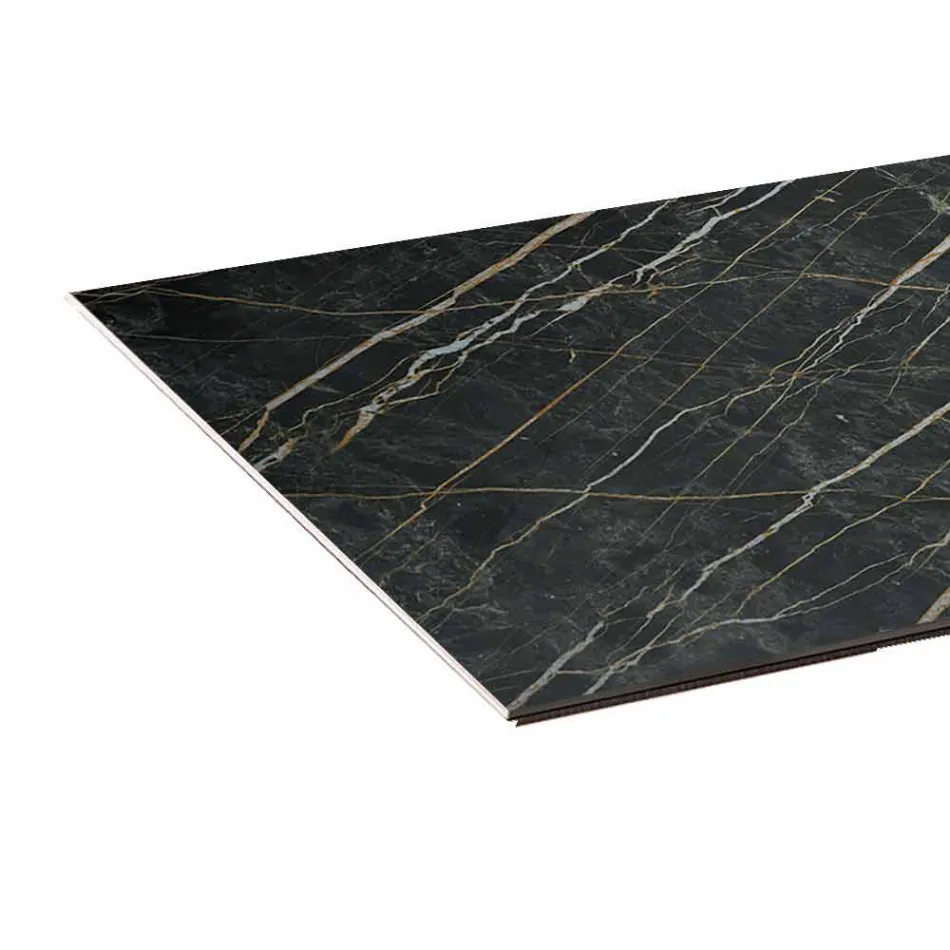 Masă din sufragerie din ceramică și bază din sticlă extralight fabricată în Italia - la întâmplare Viadurini