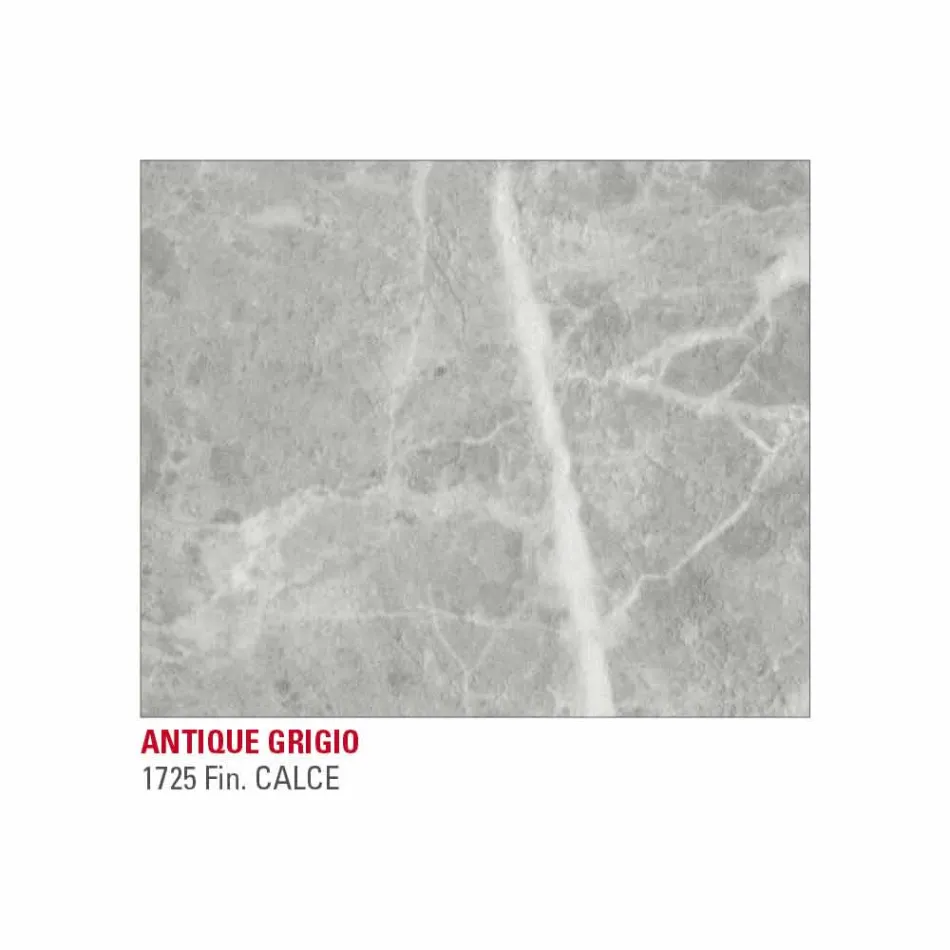 Masă de luat masa din Hpl Efect de marmură și Metal lăcuit Fabricat în Italia - Jupiter Viadurini