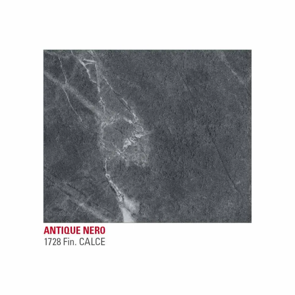 Masă de luat masa din Hpl Efect de marmură și Metal lăcuit Fabricat în Italia - Jupiter Viadurini