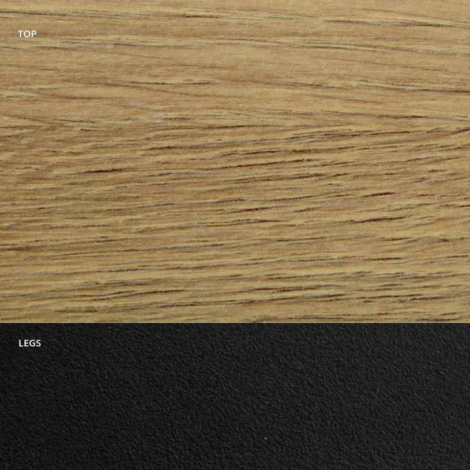 Masa de sufragerie din laminat HPL si otel Made in Italy de inalta calitate - Dalmatian Viadurini