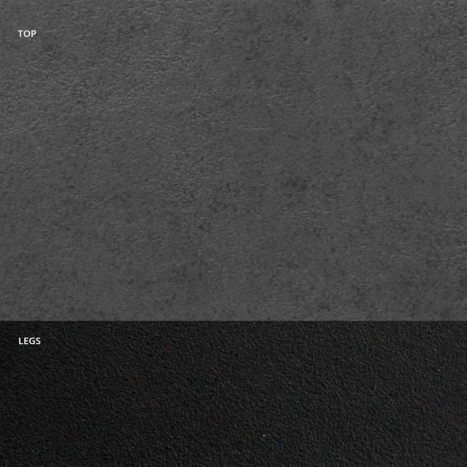 Masa de sufragerie din laminat HPL si otel Made in Italy de inalta calitate - Dalmatian Viadurini