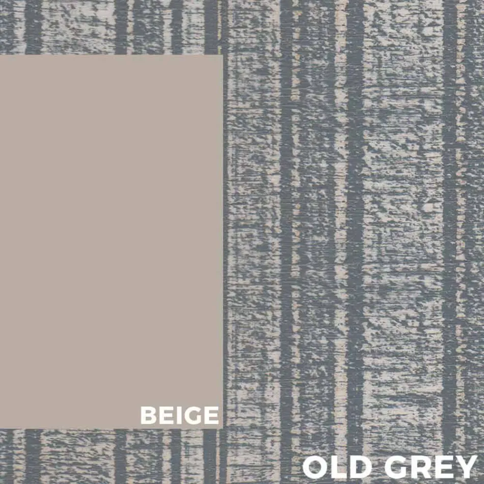 Masă de sufragerie din lemn și aluminiu de design modern - Ganges Viadurini