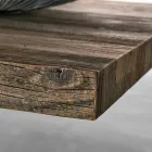 Masă modernă din lemn masiv din Italia Oncino Viadurini