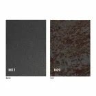 Masă de luat masa din metal și blat din ceramică Made in Italy Design - Anaconda Viadurini