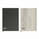 Masă de luat masa din metal și blat din ceramică Made in Italy Design - Anaconda Viadurini