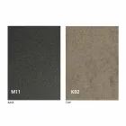 Masă de luat masa din metal și blat din ceramică Made in Italy Design - Anaconda Viadurini