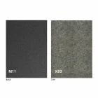 Masă de luat masa din metal și blat din ceramică Made in Italy Design - Anaconda Viadurini