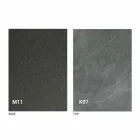 Masă de luat masa din metal și blat din ceramică Made in Italy Design - Anaconda Viadurini