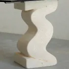 masă de piatră și Anteros moderne de design de cristal Viadurini