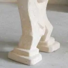 masă de piatră și de cristal design modern Medusa Viadurini