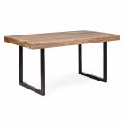 Masă de luat masa în stil industrial din lemn și oțel Homemotion - Molino Viadurini