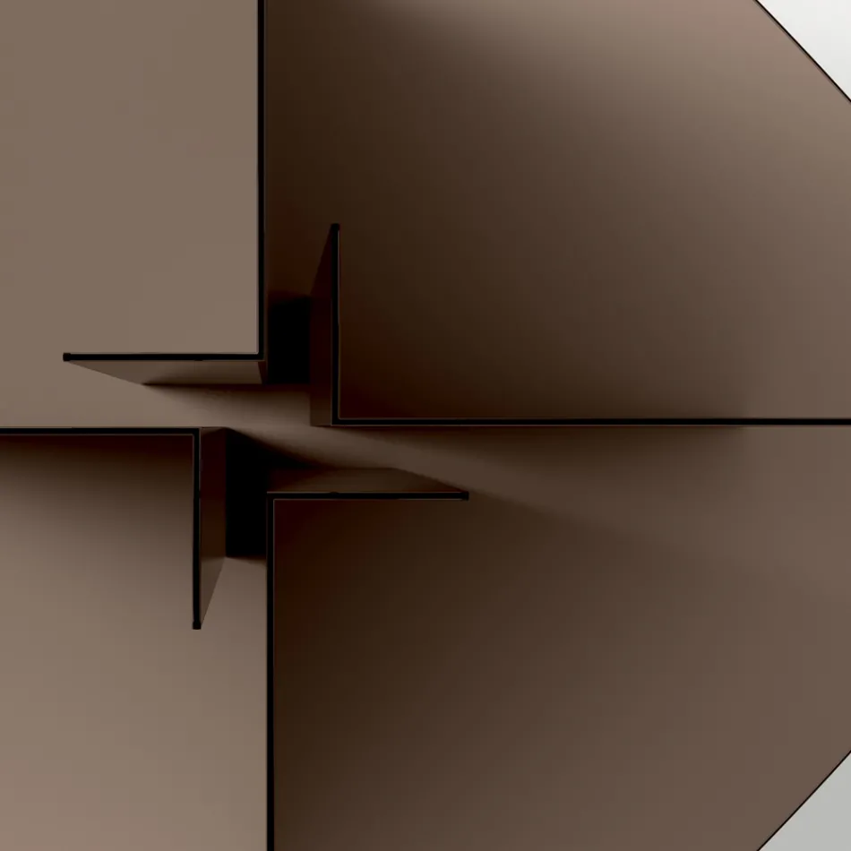 Masa de sufragerie din sticla cu blat dreptunghiular Made in Italy - Charles Viadurini