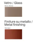 Masă de sufragerie modernă din sticlă și metal, fabricată în Italia - Duna Viadurini