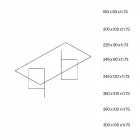 Masă de masă design în sticlă extracleară 8 dimensiuni - Pollinare Viadurini