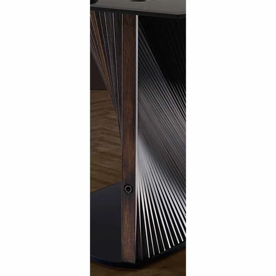 Masă modernă din lemn de gres și frasin fabricat în Italia - Croma Viadurini