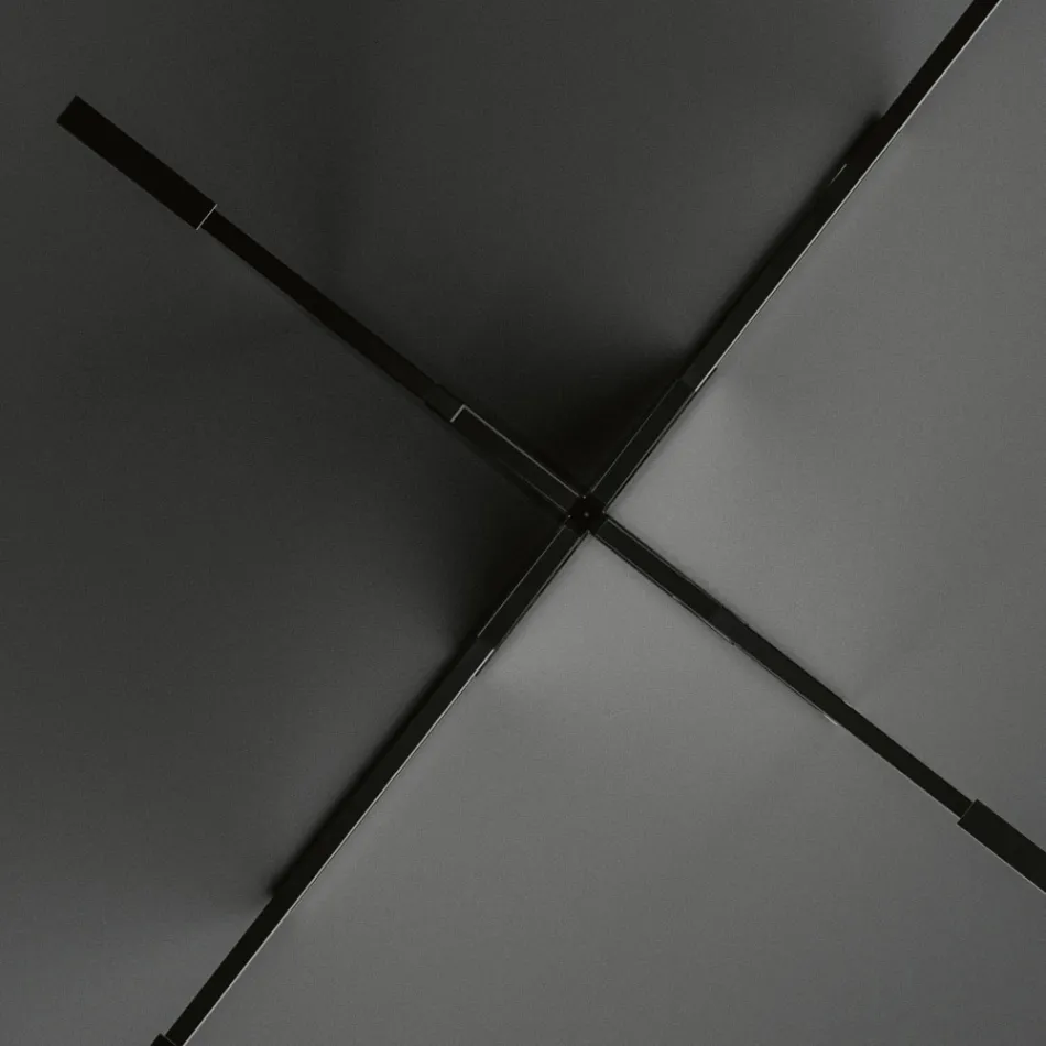 Masa de sufragerie ovala cu blat si baza din sticla Made in Italy - Tiseo Viadurini