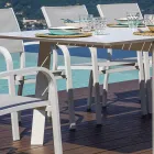 Masă extensibilă de exterior până la 240 cm din aluminiu - Levanto Viadurini