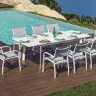 Masă extensibilă de exterior până la 240 cm din aluminiu - Levanto Viadurini
