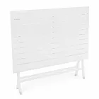 Masă de luat masa în aer liber din aluminiu cu structură rabatabilă - Hunt Viadurini