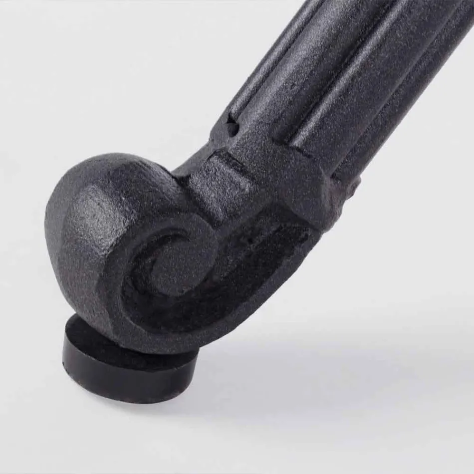 Masă de exterior în aluminiu vopsit alb sau antracit - rapid Viadurini