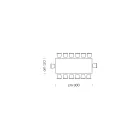 Blat de masă din Laminam și bază din oțel Made in Italy - Ezzellino Viadurini