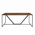 Blat de masă din panou masiv fabricat în Italia - Adelio Viadurini