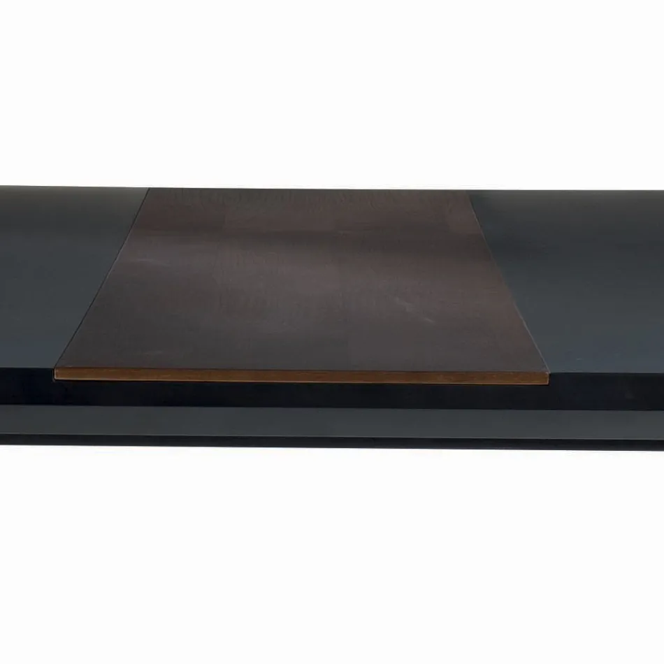 Blat de masă din Mdf cu inserție superioară Made in Italy - Abisso Viadurini