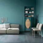 Masă de mese pliantă modernă din lemn și metal Made in Italy - Menelao Viadurini