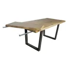 Masa de sufragerie placata in stejar innodat Masellato Made in Italy - Pilar Viadurini