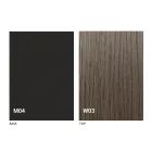 Masă rotundă extensibilă cu blat din lemn Made in Italy - Crodino Viadurini