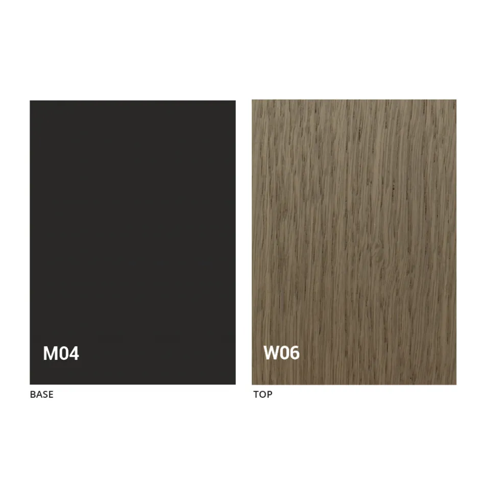 Masă rotundă extensibilă cu blat din lemn Made in Italy - Crodino Viadurini