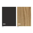 Masă rotundă extensibilă cu blat din lemn Made in Italy - Crodino Viadurini