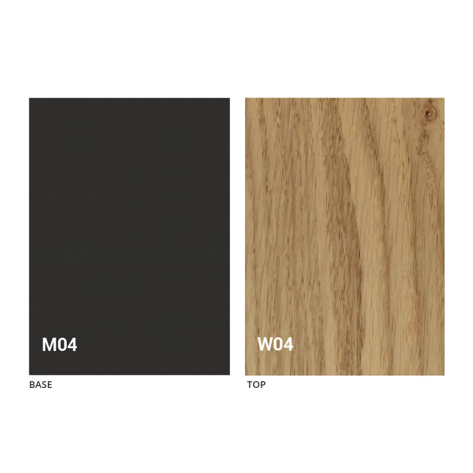 Masă rotundă extensibilă cu blat din lemn Made in Italy - Crodino Viadurini