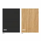 Masă rotundă extensibilă cu blat din lemn Made in Italy - Crodino Viadurini