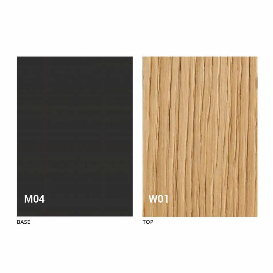 Masă rotundă extensibilă cu blat din lemn Made in Italy - Crodino Viadurini