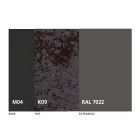 Masă rotundă extensibilă din ceramică Laminam Made in Italy - Lupetto Viadurini