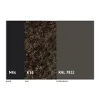 Masă rotundă extensibilă din ceramică Laminam Made in Italy - Lupetto Viadurini