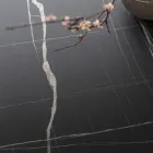 Masa rotunda din metal si Hpl laminat Made in Italy - Bastiano Viadurini