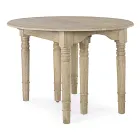 Masa rotunda extensibila la 272 cm din lemn Homemotion - Guglio Viadurini