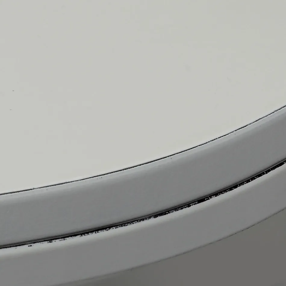 Masă rotundă clasică din lemn masiv de măslin Viadurini