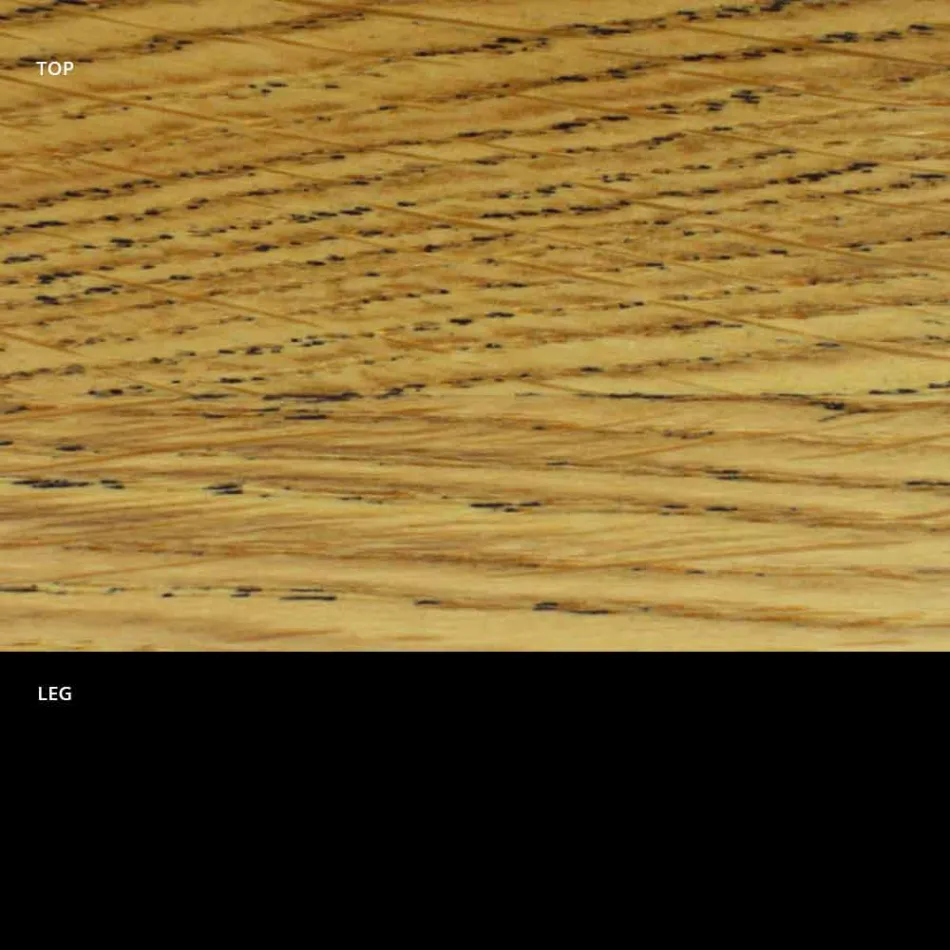 Masa rotunda de sufragerie cu blat furniruit fin Made in Italy - Dolari Viadurini