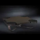 masa de designer de camera de zi in stejar inchis Drummond Viadurini