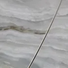 Masa de living extensibila cu blat in forma de butoi din ceramica Made in Italy - Ochelari Viadurini