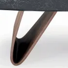 Masa fixa de living cu baza din lemn Made in Italy - Equatore Viadurini