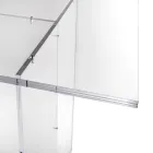 Masă Selenia cu design minimalist din plexiglas transparent, fabricată în Italia Viadurini