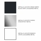 Masă de design extensibilă Până la 294 cm în lemn și metal Made in Italy - Nuzzo Viadurini