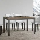 Masa de design cu blat din lemn extensibila pana la 440 cm Made in Italy - Foxy Viadurini