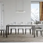 Masa de design cu blat din lemn extensibila pana la 440 cm Made in Italy - Foxy Viadurini