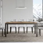 Masa de design cu blat din lemn extensibila pana la 440 cm Made in Italy - Foxy Viadurini