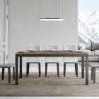Masa de design cu blat din lemn extensibila pana la 440 cm Made in Italy - Foxy Viadurini
